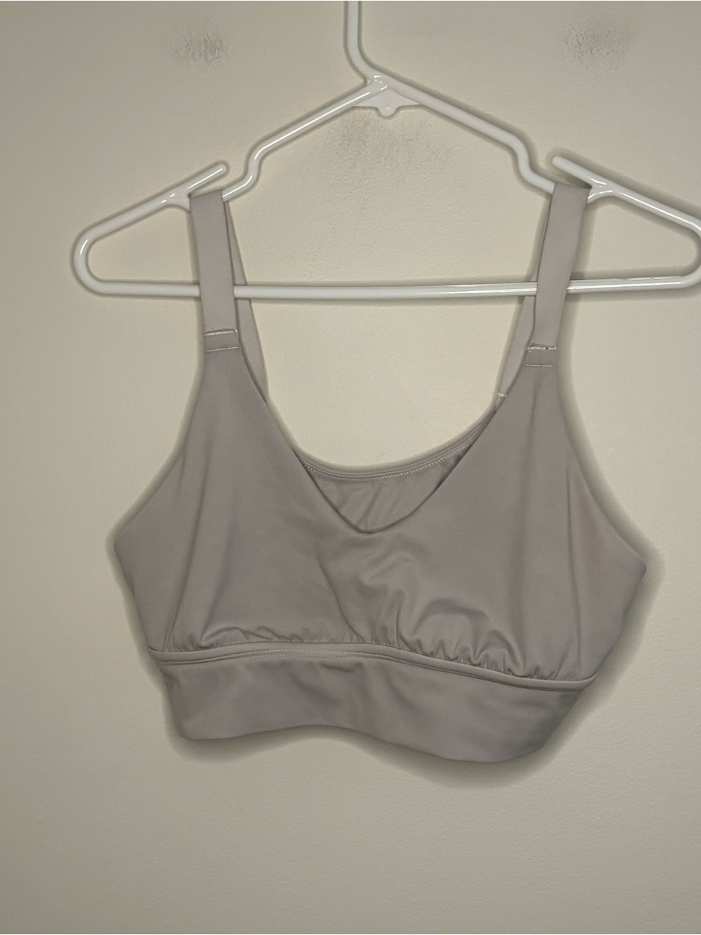 Light Gray Women's Seamless Comfort Bralette Offline Aerie Bra Large